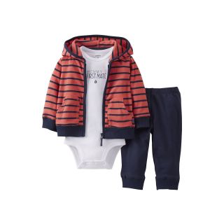 Carters Red Sailboat 3 pc. Hoodie Set   Boys newborn 12m, Boys