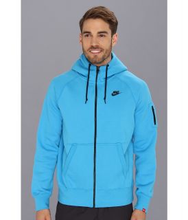 Nike AW77 Fleece FZ Hoodie Mens Sweatshirt (Blue)