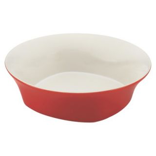 Rachael Ray Round and Square Serving Bowl   Red