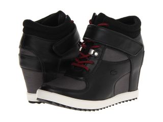 Lacoste Berdine 4 Womens Wedge Shoes (Black)