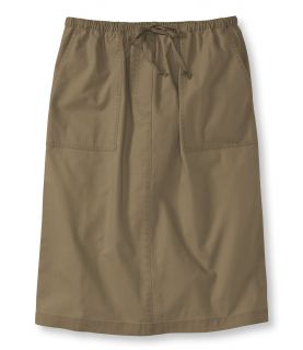 Womens Sunwashed Canvas Skirt, Long Misses