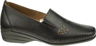 Womens Spring Step Kismet   Brown Leather Slip on Shoes