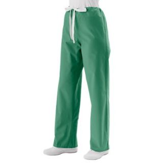 Medline Unisex Reversible Scrub Pants with Drawstring   Jade Green (Medium)