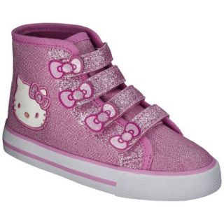 Toddler Girls Hello Kitty High Top Sneaker   Pink 6