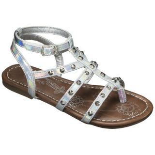 Girls Cherokee Fran Gladiator Sandals   Silver 5