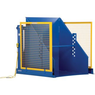 Vestil Hydraulic Box Dumper   4000 lb. Capacity, 36 Inch Dump Height, Model HBD 