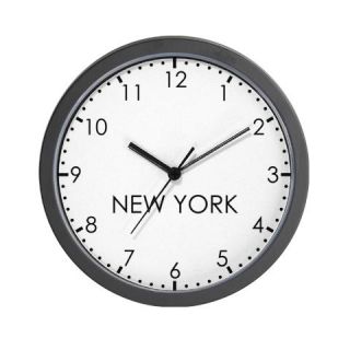  NEW YORK Modern Newsroom Wall Clock