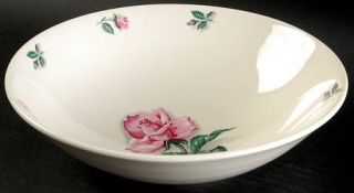 Household Institute Rhythm Rose 8 Round Vegetable Bowl, Fine China Dinnerware  