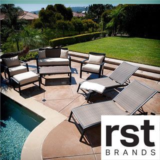 Rst Brands Rst Outdoor Zen 7 piece Seating And Lounger Set Espresso Size 7 Piece Sets