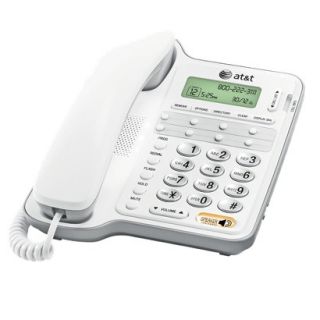 AT&T CL2909 Corded Speakerphone Caller ID  White