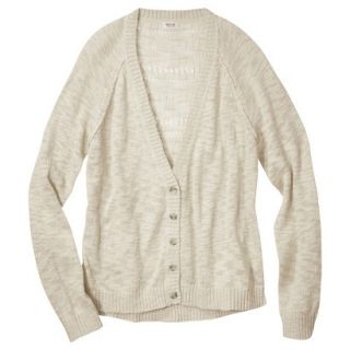 Mossimo Supply Co. Juniors Plus Size Long Sleeve Cardigan Sweater   Cream 2