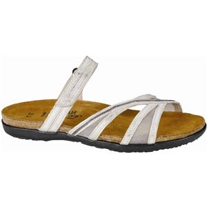Naot Womens Stella Dusty Silver Platinum Mesh Sandals, Size 42 M   7427 W81