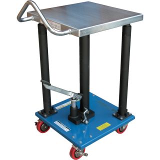 Vestil Manual Hydraulic Post Table   500 Lb. Capacity, Model HT 05 1818A