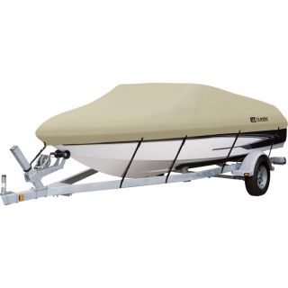 Classic Accessories DryGuard Extreme Duty Waterproof Boat Cover   Fits 14ft. 
