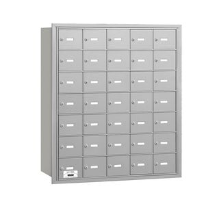 Salsbury 3600 Series Aluminum 4b+ Horizontal Mailboxes With 35 A Doors