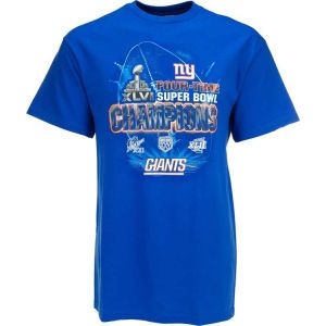 New York Giants VF Licensed Sports Group NFL 4 Time Champ T Shirt