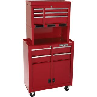 Westward 5 Drawer Roll a Round Tool Center with Riser