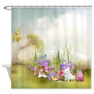  Easter Bunnies Shower Curtain