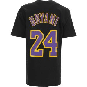 Los Angeles Lakers Kobe Bryant Profile NBA Youth Name And Number T Shirt
