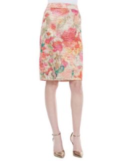 Womens marit floral print pencil skirt, multicolor   kate spade new york