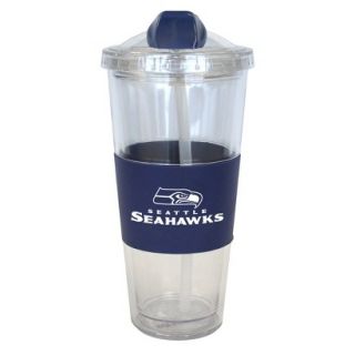 Boelter Brands NFL 2 Pack Seattle Seahawks No Spill Tumbler with Straw   22 oz