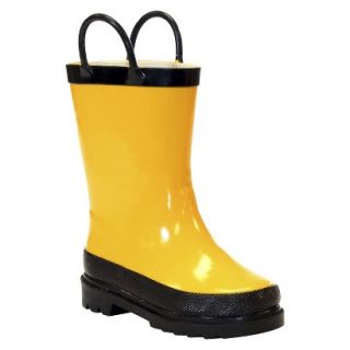 Toddler Firechief Rain Boots   Yellow 3