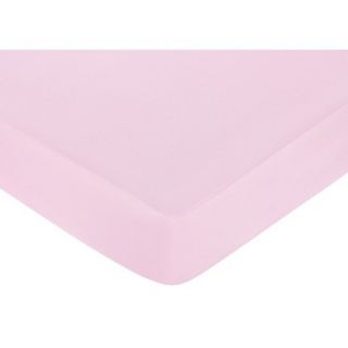 Princess Fitted Crib Sheet   Pink