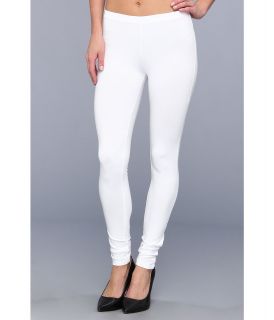 HUE Cotton Legging Womens Casual Pants (White)