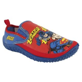 Toddler Boys Justice League Water Shoes   Red/Blue 8