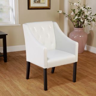 TMS Tufted Guest Arm Chair 60418 Color White