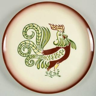 Brock Chanticleer Dinner Plate, Fine China Dinnerware   Rooster Design