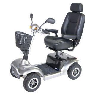 Prowler 3410 4 Wheel Full Size Scooter   22 Captains Seat, Metallic Gray