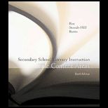 Secondary School Literacy Instruction Content Areas