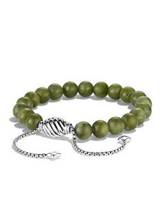 David Yurman Spiritual Beads Bracelet with Serpentine   Green