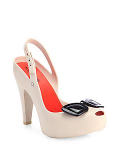 Melissa Ultragirl Karl Slingback Pumps   Beige