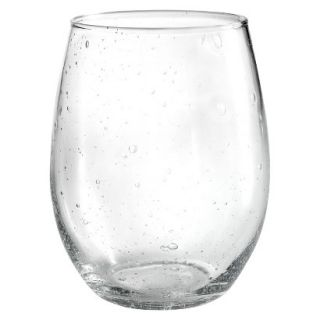 Threshold Sprayed Stemless Wine Glass Set of 4   Clear (21 oz)