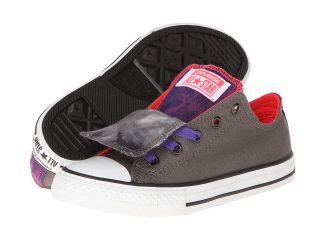 Converse Kids Chuck Taylor All Star Double Tongue Ox Girls Shoes (Gray)