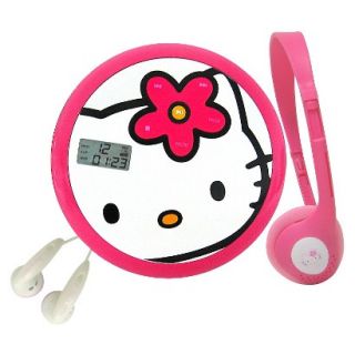 Hello Kitty Personal CD Player   White/ Pink (KT2037)
