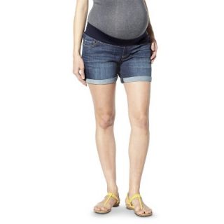 Liz Lange for Target Maternity Under Belly 6 Denim Shorts   Blue XL