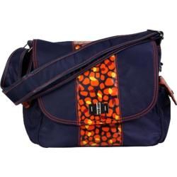 Womens Hadaki By Kalencom Trend Messenger Navy/pebbles