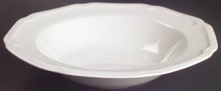 Mikasa Antique White 10 Round Vegetable Bowl, Fine China Dinnerware   All White