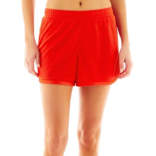 Xersion Tricot Shorts, Flame Scarlet, Womens