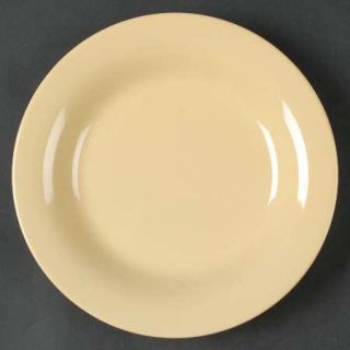 Linden Street Diner Yellow Salad Plate, Fine China Dinnerware   All Yellow,Undec