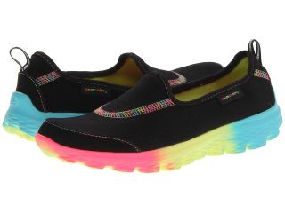 SKECHERS KIDS Go Walk 2 81031L Girls Shoes (Black)