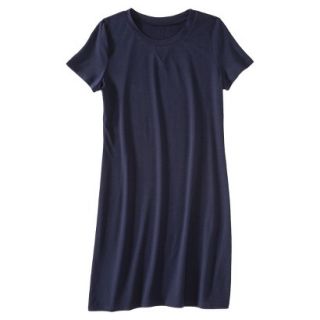 Merona Womens Knit T Shirt Dress   Xavier Navy   S