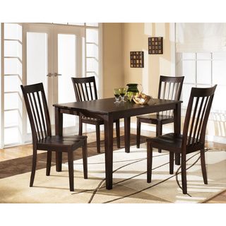 Signature Design By Ashley Hyland Rectangular Counter Table Set Brown Size 5 Piece Sets