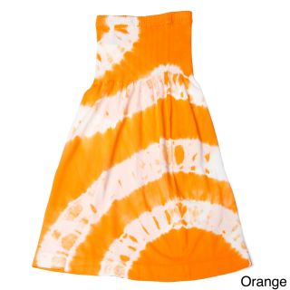 Ingear Fashions Ingear Girls Tie dye Strapless Dress Orange Size Medium