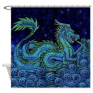  Chinese Dragon Shower Curtain