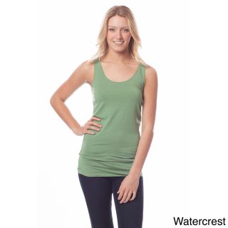 AtoZ A To Z Womens Scoop Neck Tank Green Size M (8  10)
