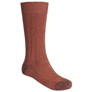 Scott Nichol by Pantherella Cable Weave Socks   Wool Cashmere Blend (For Men)   HEATHER PINK/NAVY (REGULAR )